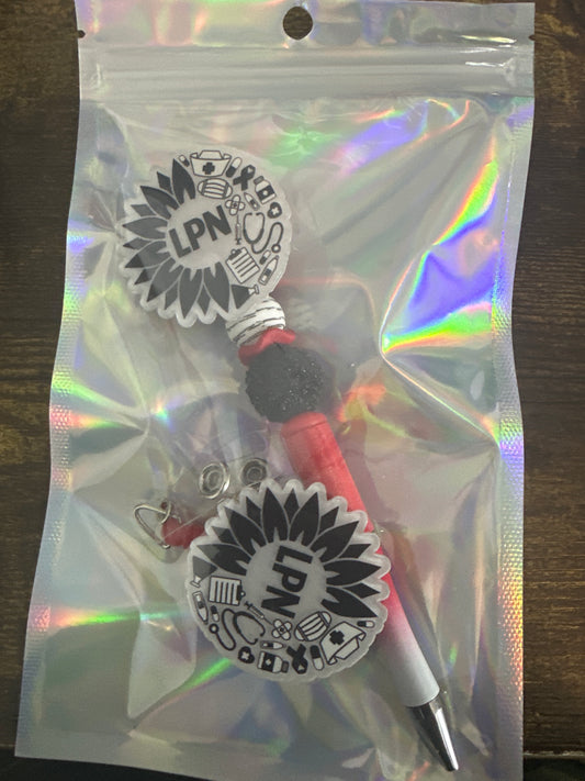 Badge &Pen Set