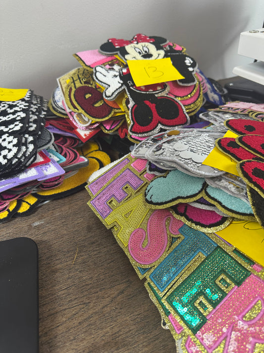 Chenille Patches Only